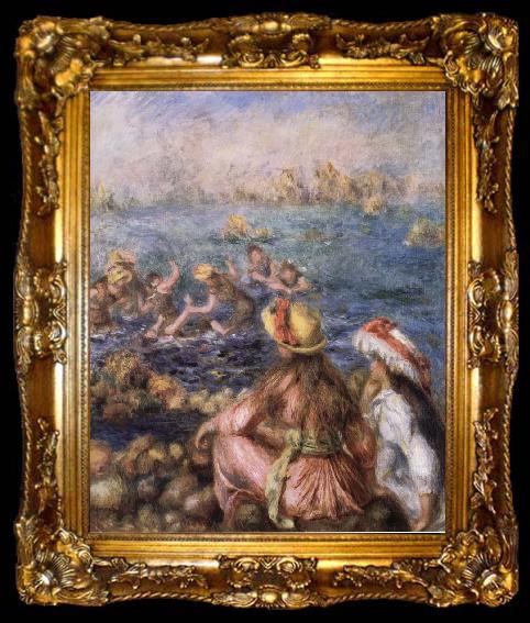 framed  Pierre-Auguste Renoir Baigneuses, ta009-2